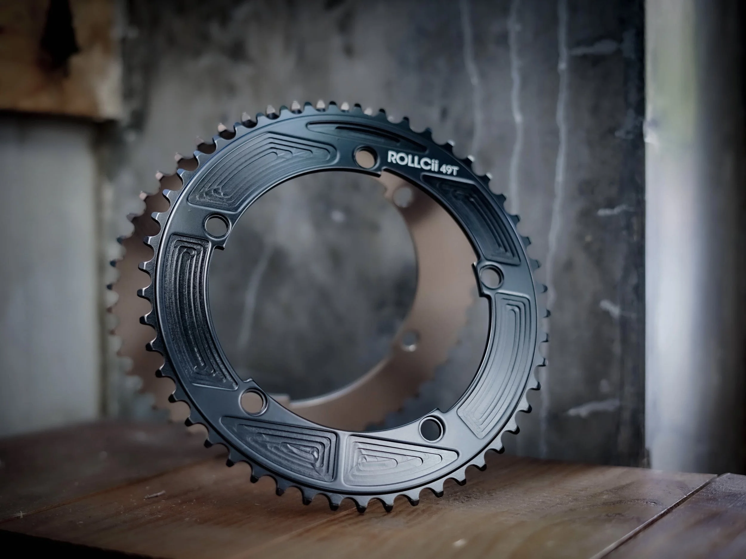 ROLLCii GRADIENT BCD144 TRACK CHAINRING